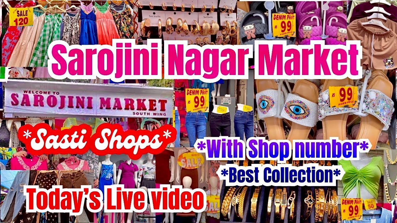 Sarojini Nagar Market Delhi | Latest Collection with Shop Number April 2025 | That Pinkish Girl