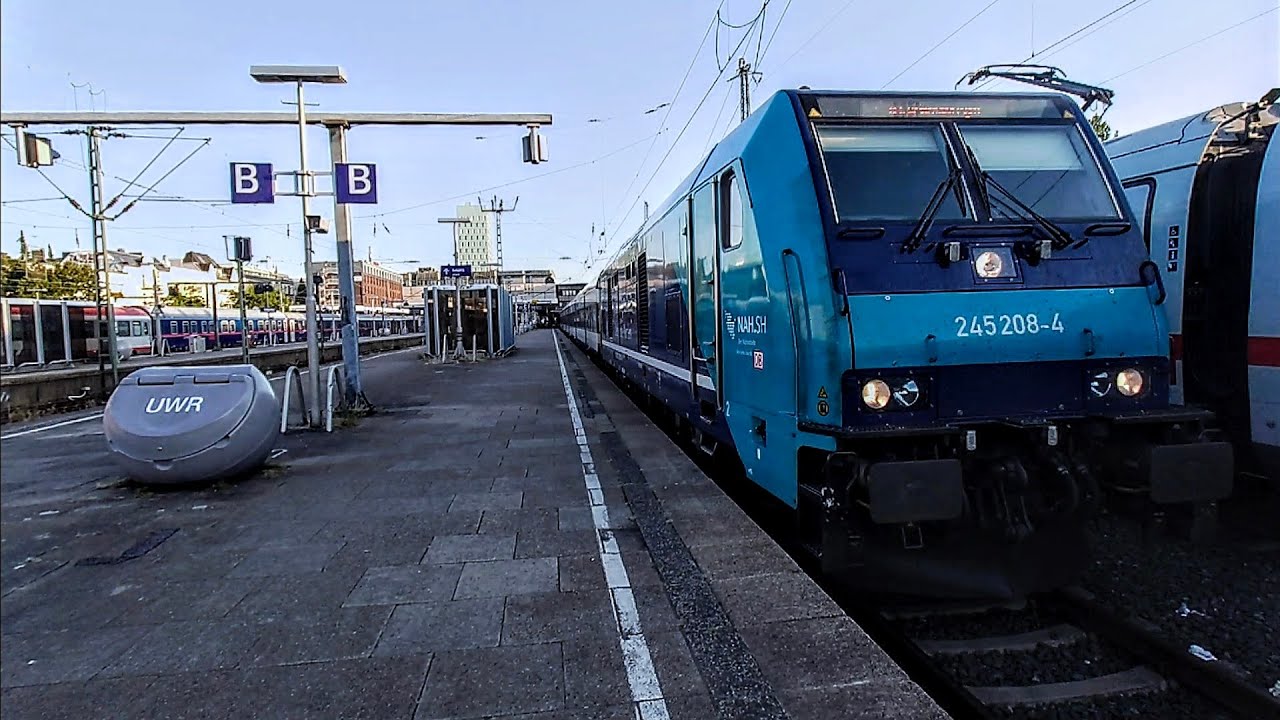 Diesel TRAXX BR 245: I went back to Hamburg-Altona for a day! - Departure -
