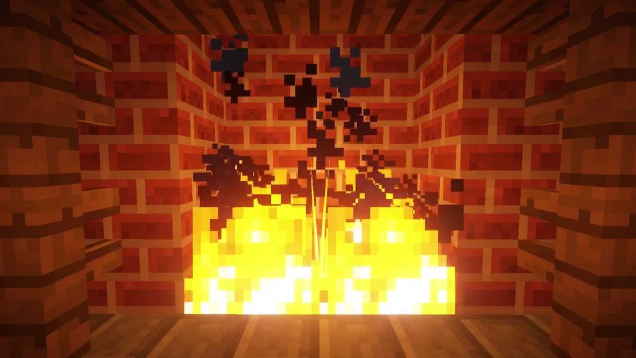 Minecraft Fireplace (3hrs, 1080p)