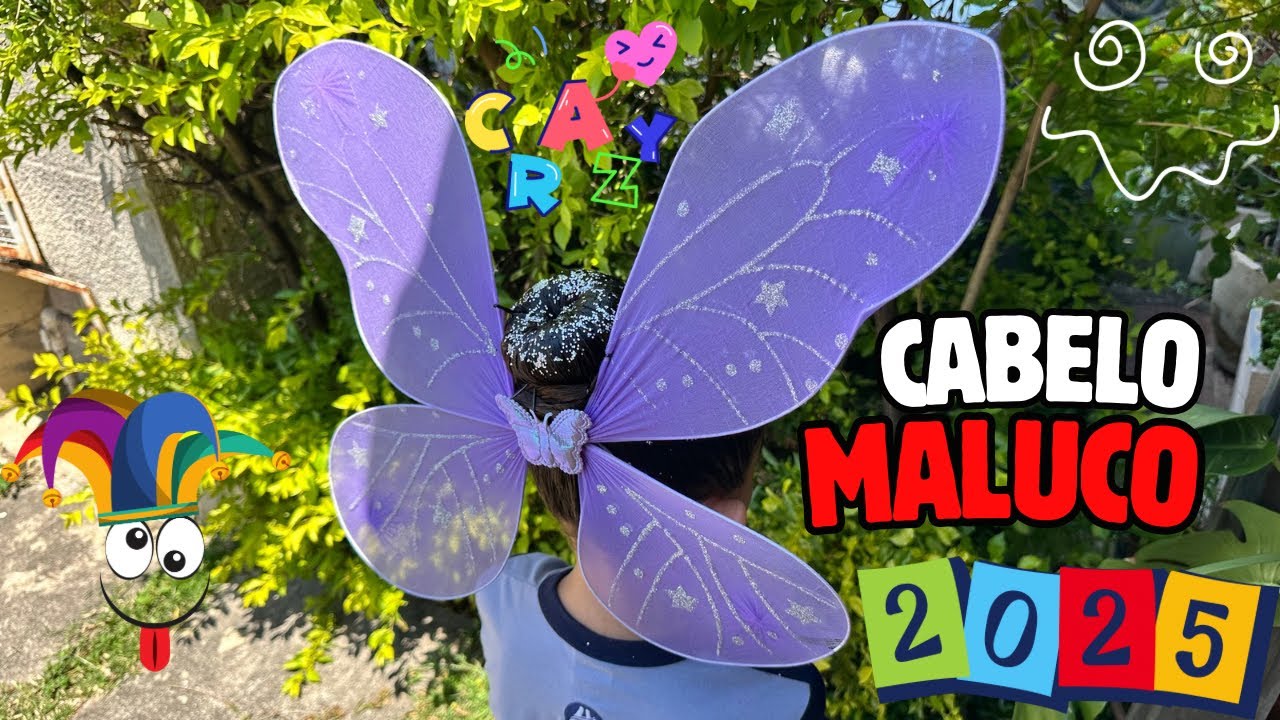 Cabelo Maluco 2025 - Borboleta 