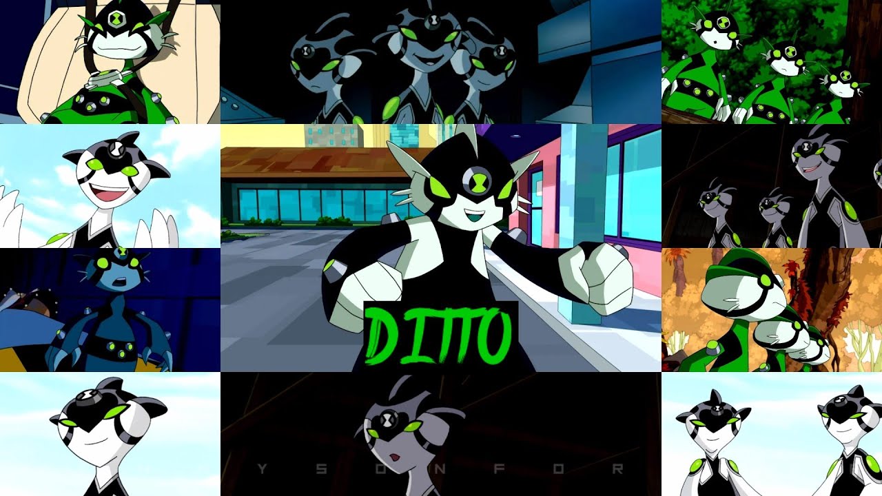 All ditto transformations in all Ben 10 series
