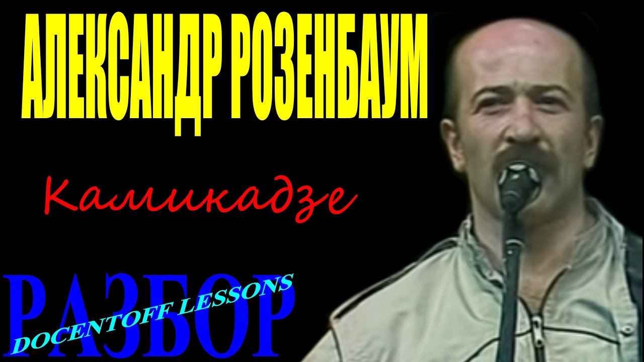 Александр Розенбаум — «Камикадзе» | Разбор на гитаре: аккорды и бой