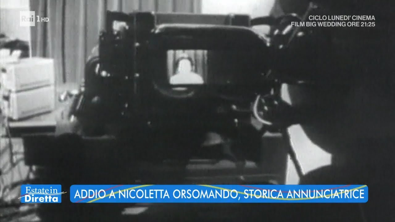 Addio a Nicoletta Orsomando, storica annunciatrice - Estate in Diretta 23/08/2021