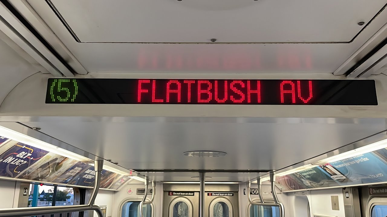 IRT Lexington Av Express: R142 (5) Train [Nereid Av to Flatbush Av-Brooklyn College #AMRush]