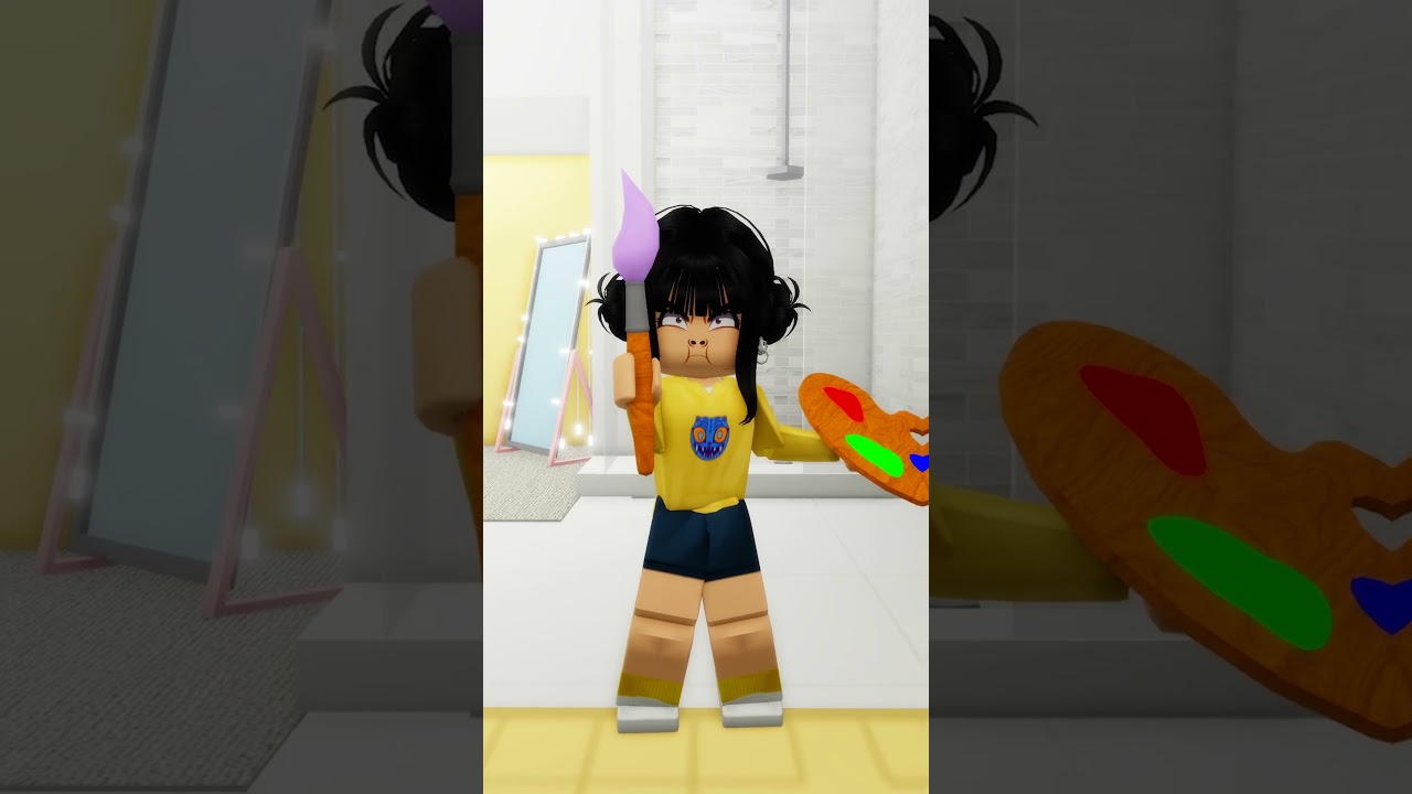 тайна и зои нарисовали друг друга🥺🎨#robloxshorts #roblox