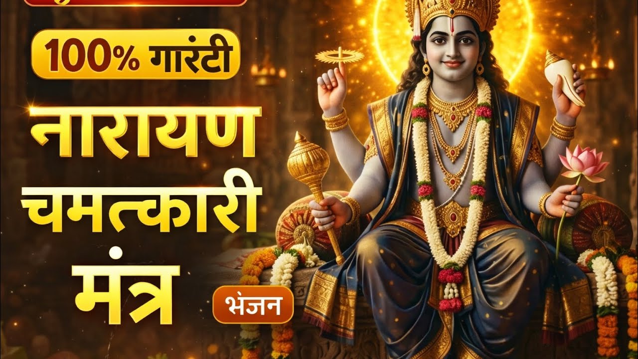 ॐ नमो भगवते वासुदेवाय🙏Vishnu Mantra Bhajan | Shriman Narayan | Hare Ram Hare Krishna | Thursday 