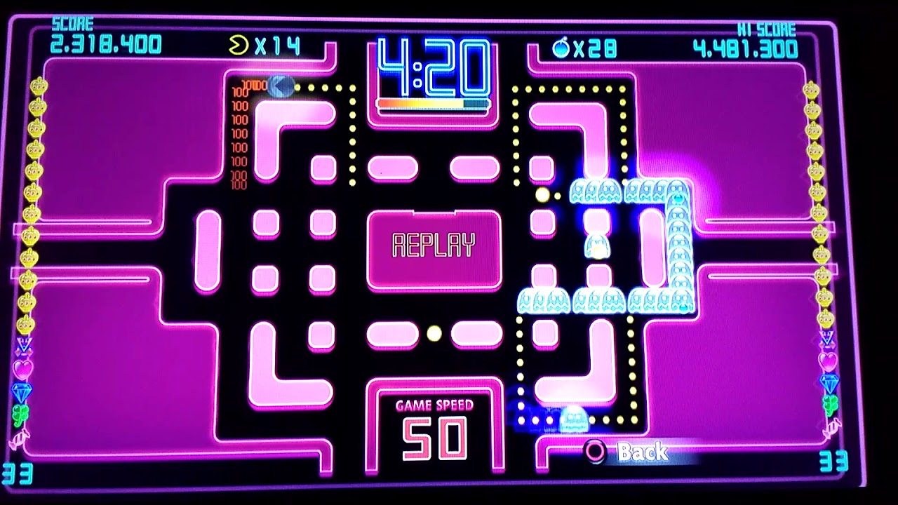 Pac-Man CE DX+ - Manhattan Score Attack 10 Mins. - 4,503,000