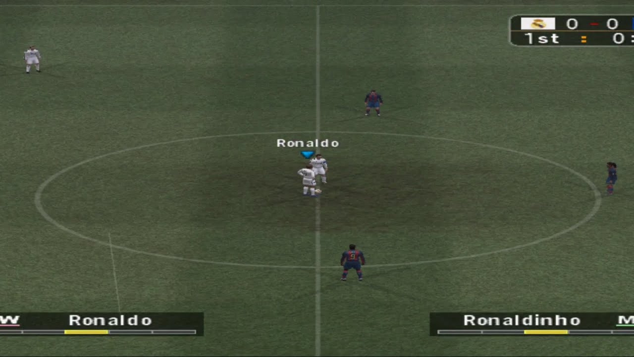 Winning Eleven 7 PS2 Real Madrid vs Barcelona 