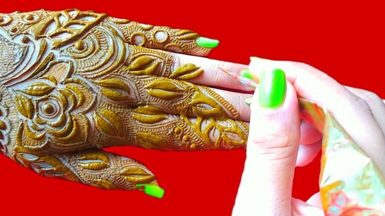 Bridal mehndi design ll back hand henna design ll mehndi design for bridal ll neha's creation henna