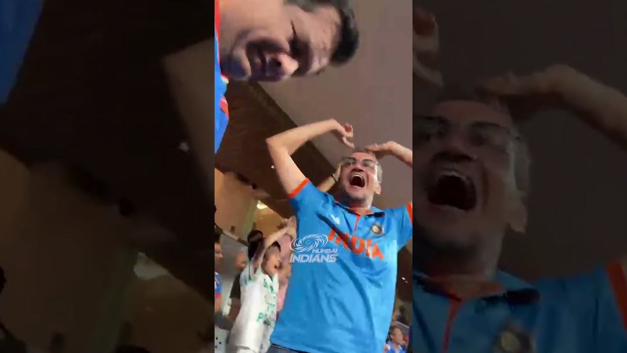 Wankhede 💙 बाप्पा! 🙏#MumbaiIndians #T20WorldCup