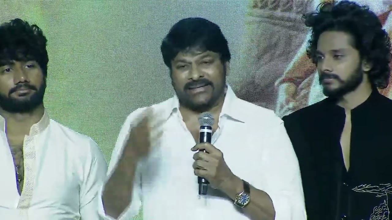 Megastar Chiranjeevi  Speech @ Hanuman Mega Pre Release Utsav | Teja Sajja | Shreyas Media