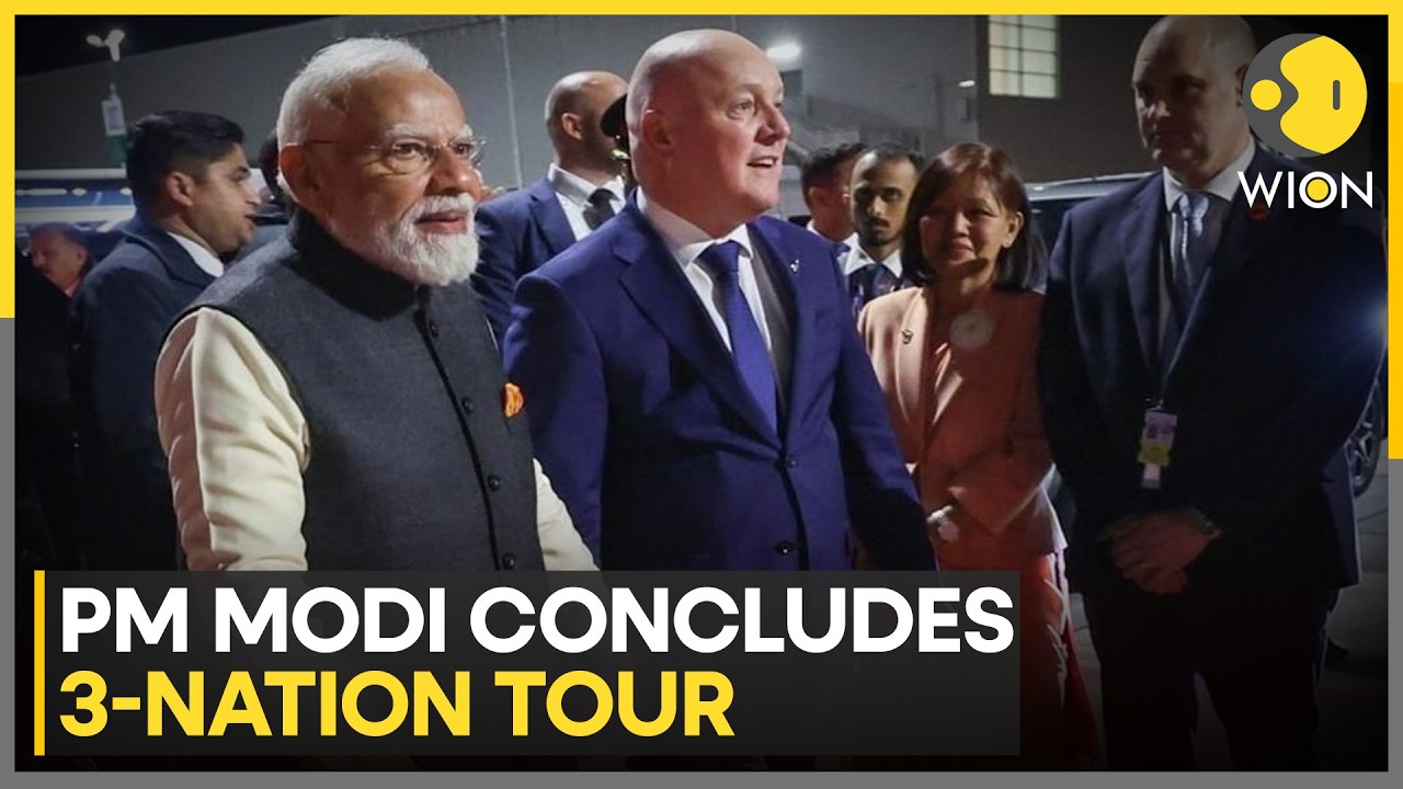PM Modi Wraps Tour Spanning New Zealand, Australia & Indonesia | WION News