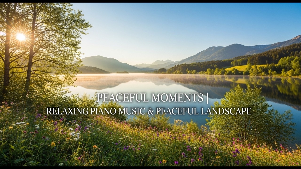 Peaceful Moments | Relaxing Piano Music & Calm Scenery
