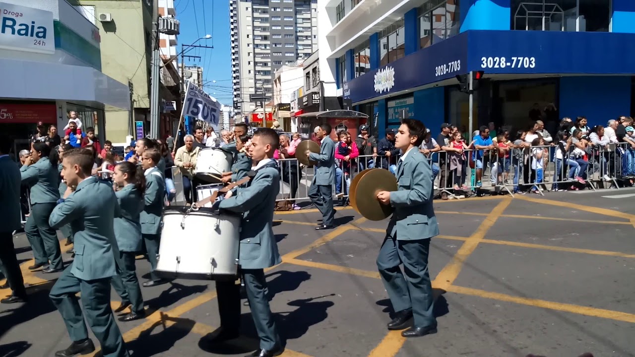 Banda Escola Lyra dos Campos - desfile 7 de setembro de 2018