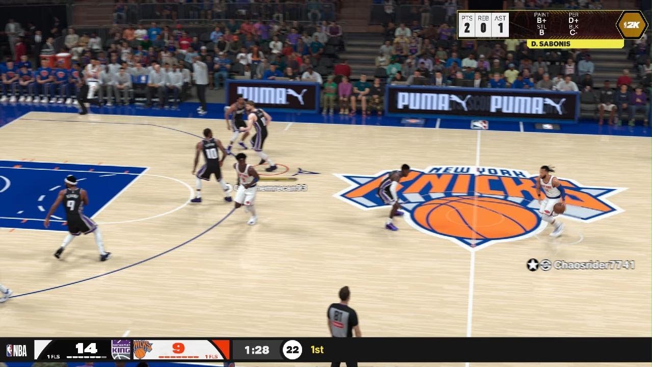 Sacramento Kings vs New York Knicks - NBA 2K26