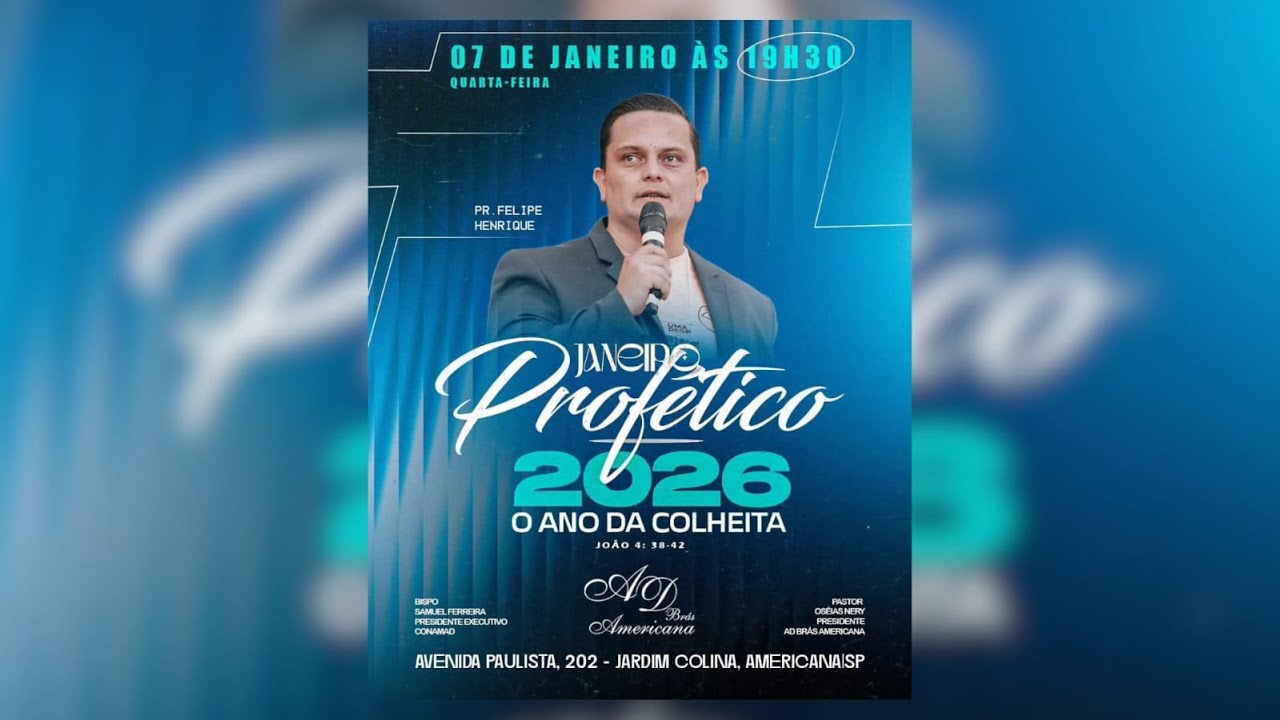 Janeiro Profético 2026 (5° Dia) | AD Brás Americana