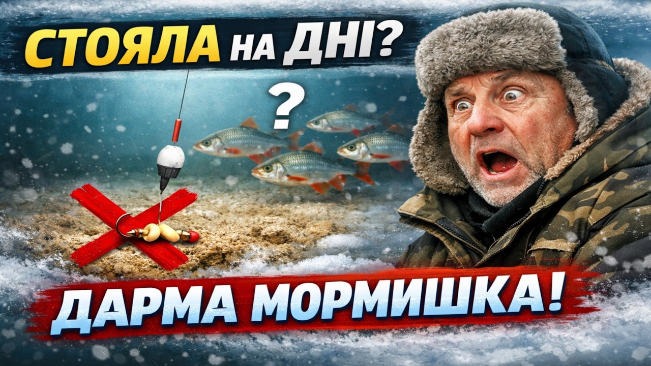 99% рибалок роблять ЦЮ ПОМИЛКУ! Чому зимова плотва ігнорує нерухому снасть?