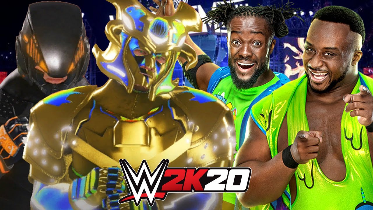 THE NEW DAY vs SUPER GAMING FAMILY MAINFRAME EDITION | WWE 2K20
