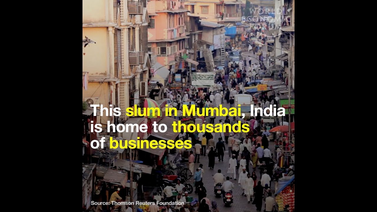 This slum in Mumbai, India is home to thousands of businesses