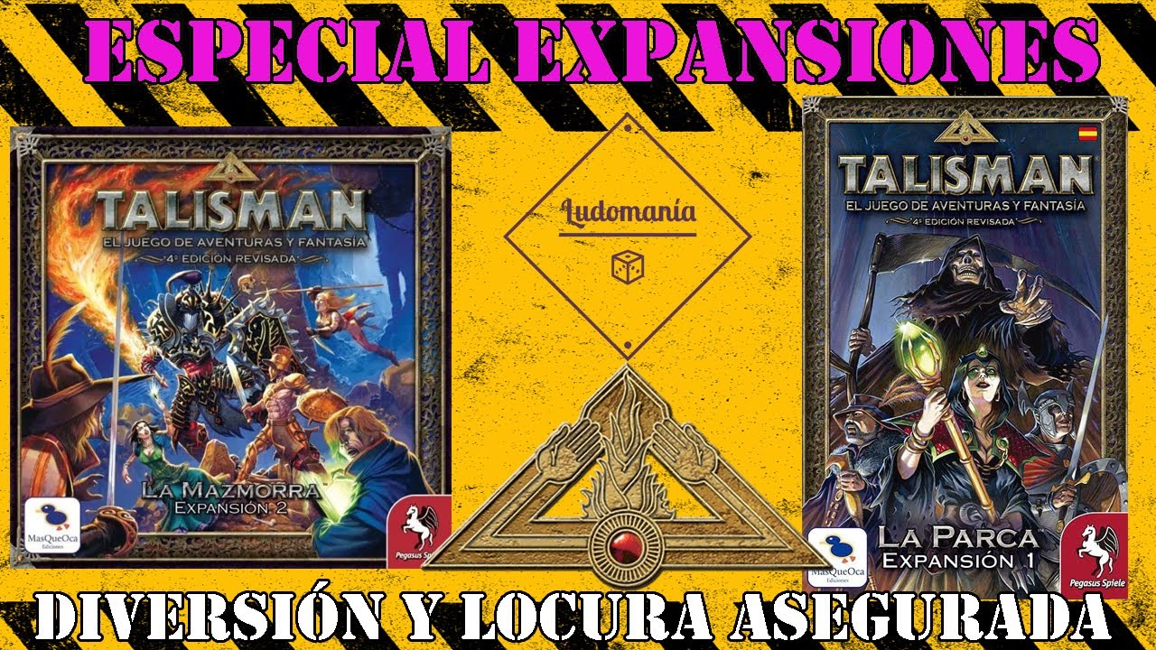 Ludomanía: Expansiones de La Parca y La mazmorra para Talisman