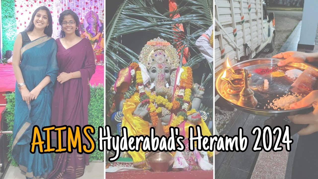 Ganesh Chaturthi at AIIMS Hyderabad ✨Heramb✨