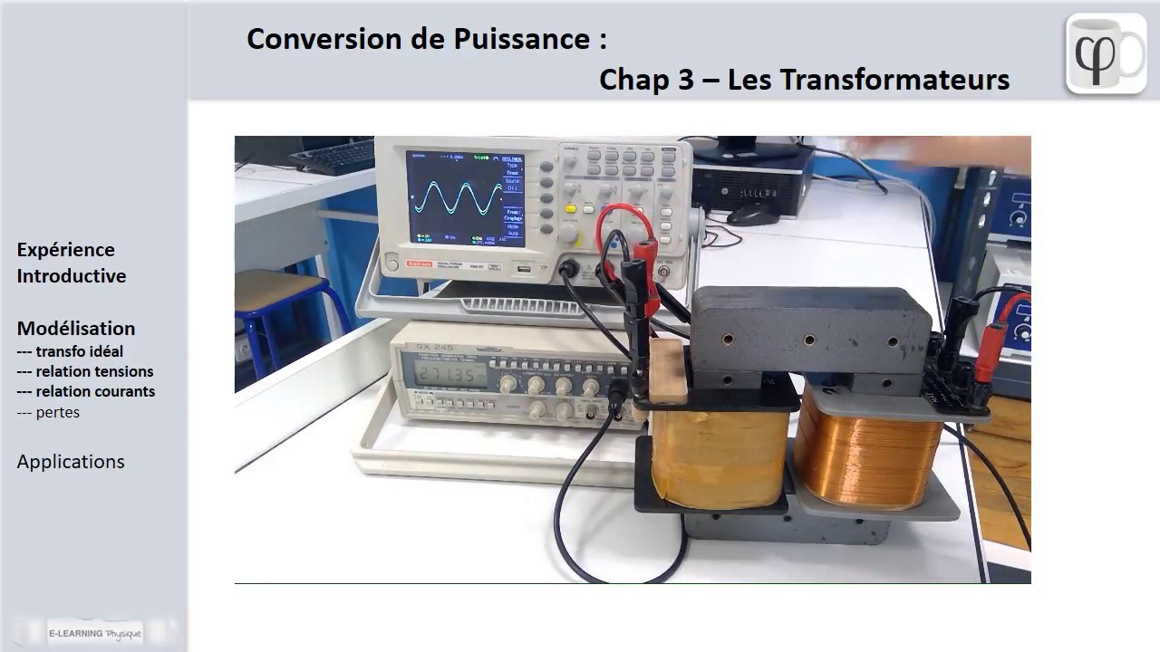 Cours : Le transformateur (1), cas idéal