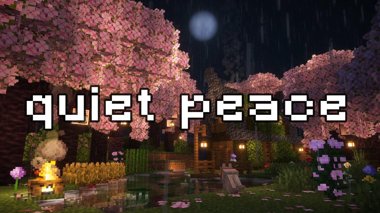 🍃you’ve finally found peace.. (minecraft music w/ fire & thunderstorm )