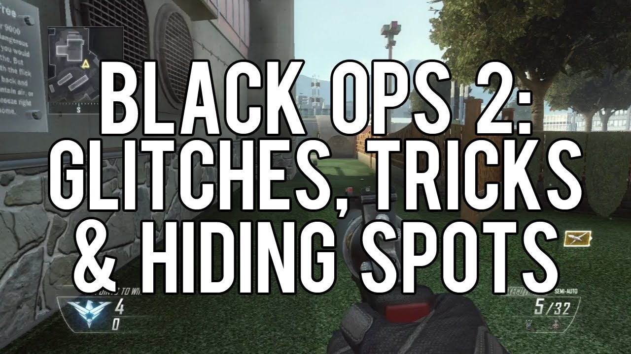 Black Ops 2: Glitches, Tricks & Hiding Spots - (Part 4)