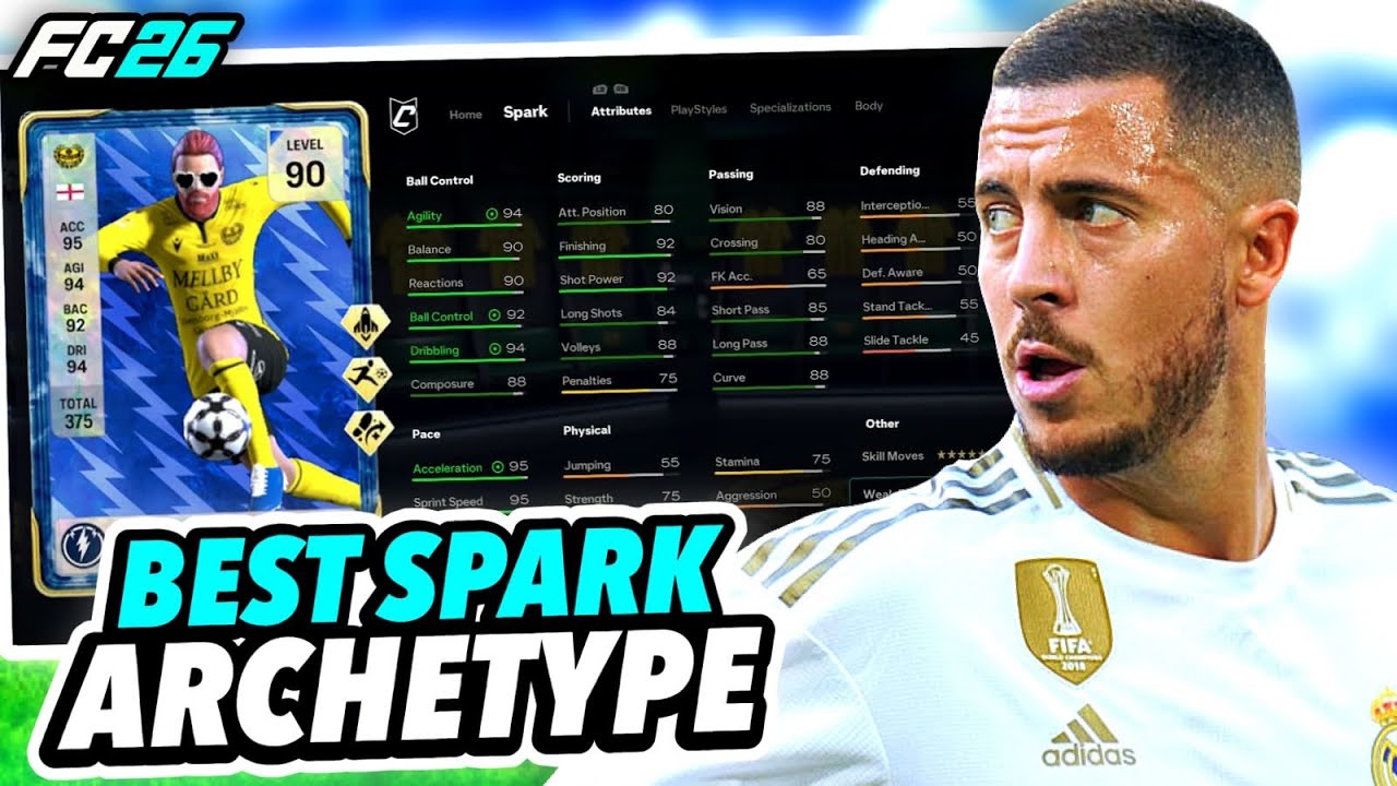 *ЛУЧШАЯ* СБОРКА ДЛЯ 90-ГО УРОВНЯ SPARK на FC26 Pro Clubs!