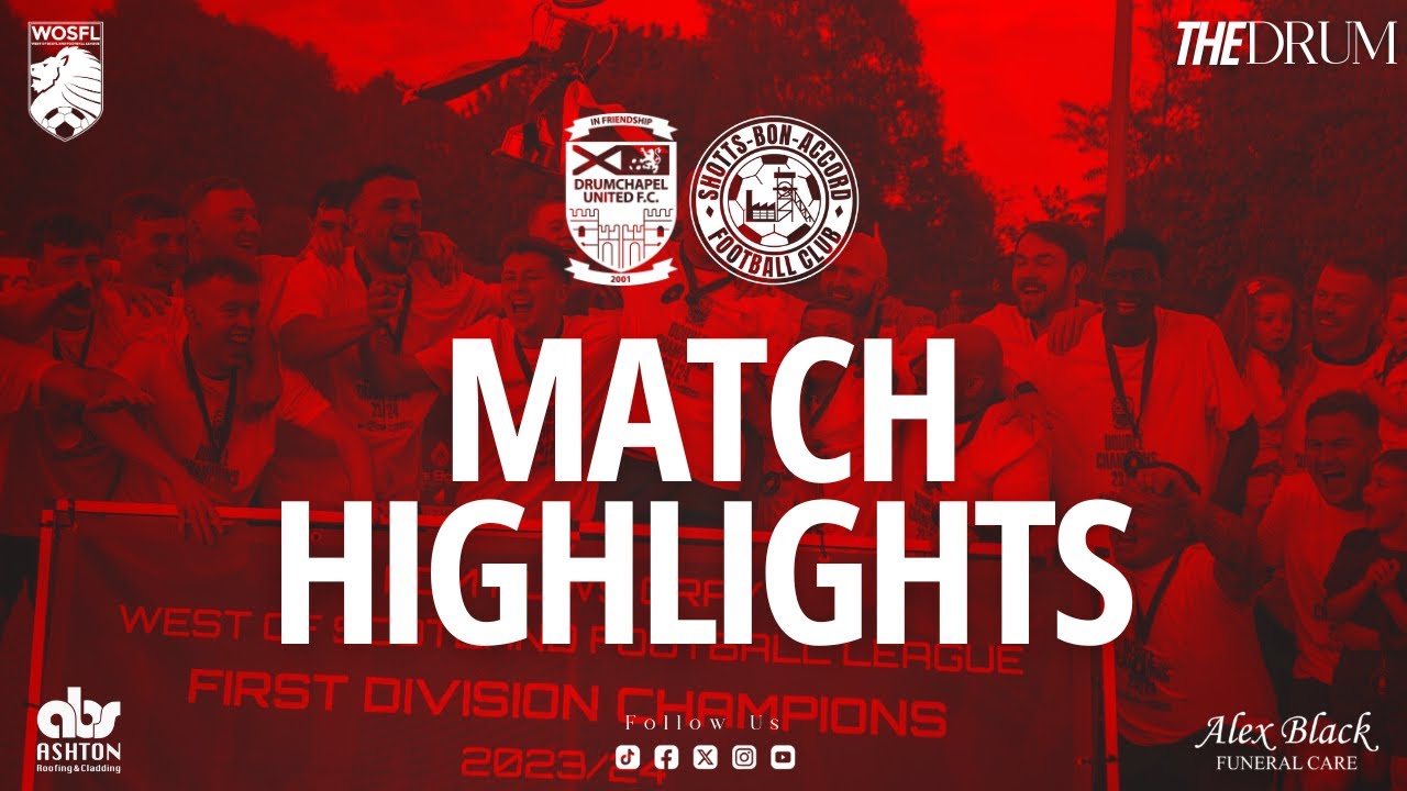 Drumchapel Utd 2 - 0 Shotts BA | Matchday 3 | Highlights