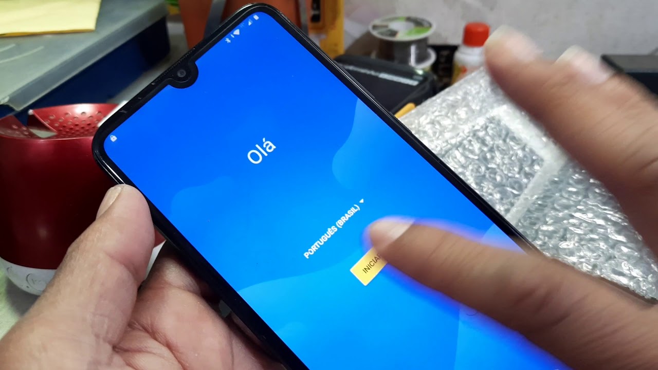 desbloqueio conta Google moto g8 Power lite créditos raposo infocell