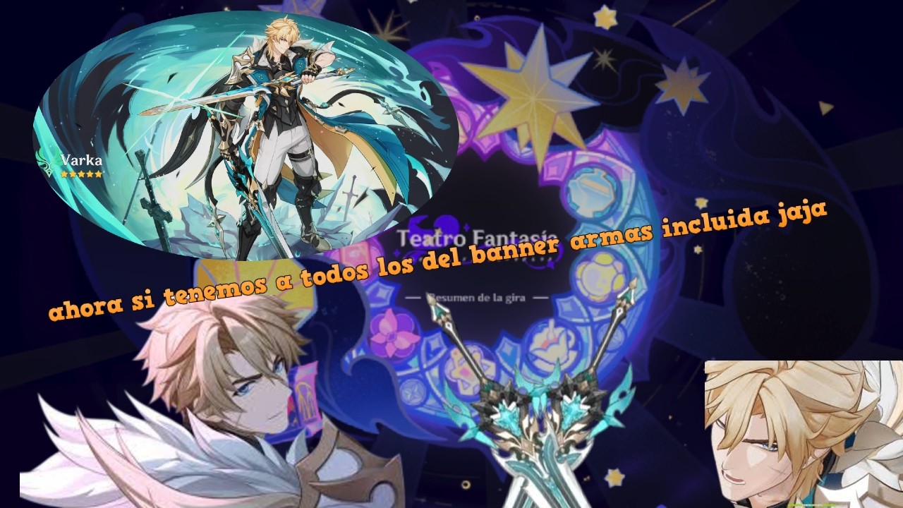 Genshin impact/Terminando de sacar a todos del banner tirando a varka /Estoy perdiendo la locura😫