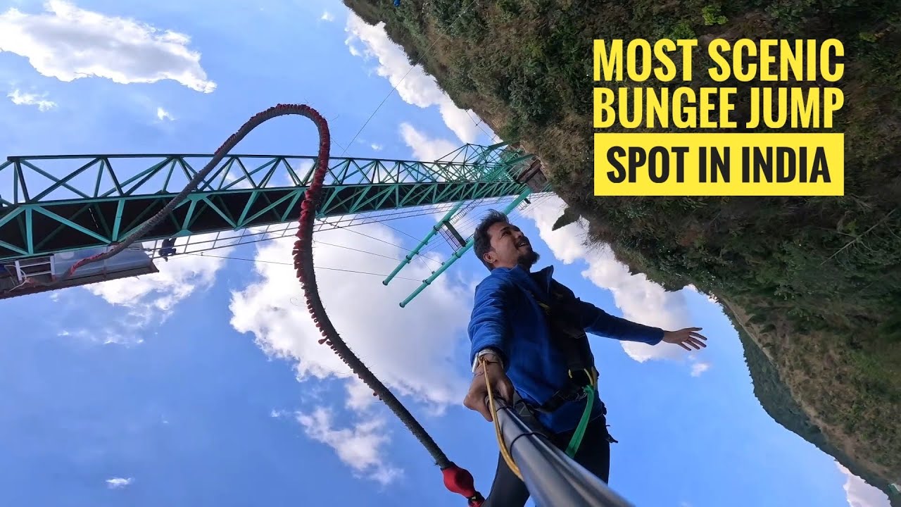 Bungee jumping in Meghalaya - Most beautiful & best bungee spot in India