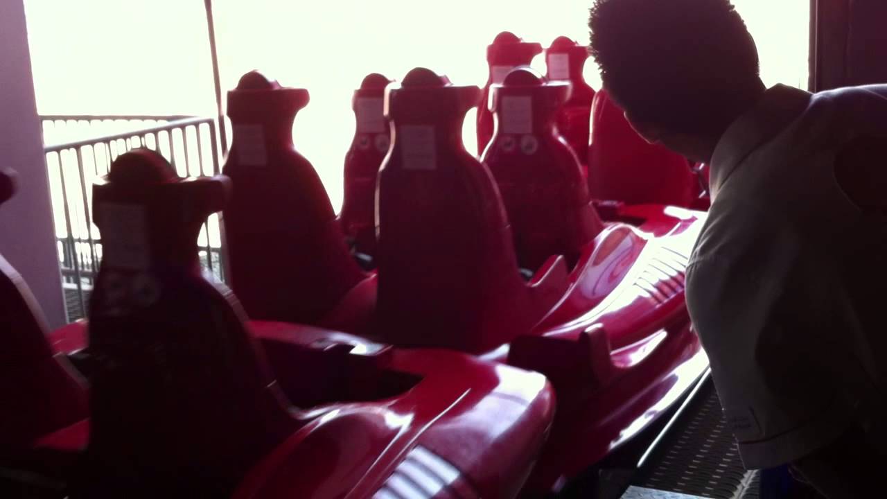 Phantom Miro M320S rigged to Formula Rossa the world's fastest roller coaster