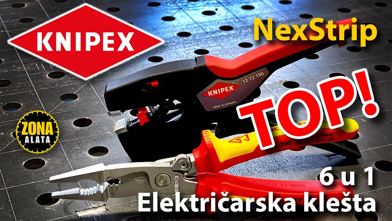 Knipex NexStrip i Elektricarska klesta 6 u 1 VDE