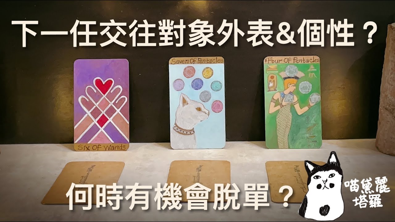 ( ꒪⌓꒪)我的下一任特質、外表、個性…｜何時有機會脫單？【喵黛麗塔羅】