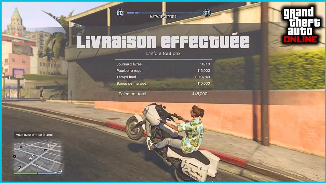 Je suis LIVREUR de JOURNAUX dans GTA Online 😭🤣 | part 1 | GAMEPLAY FR | PS5
