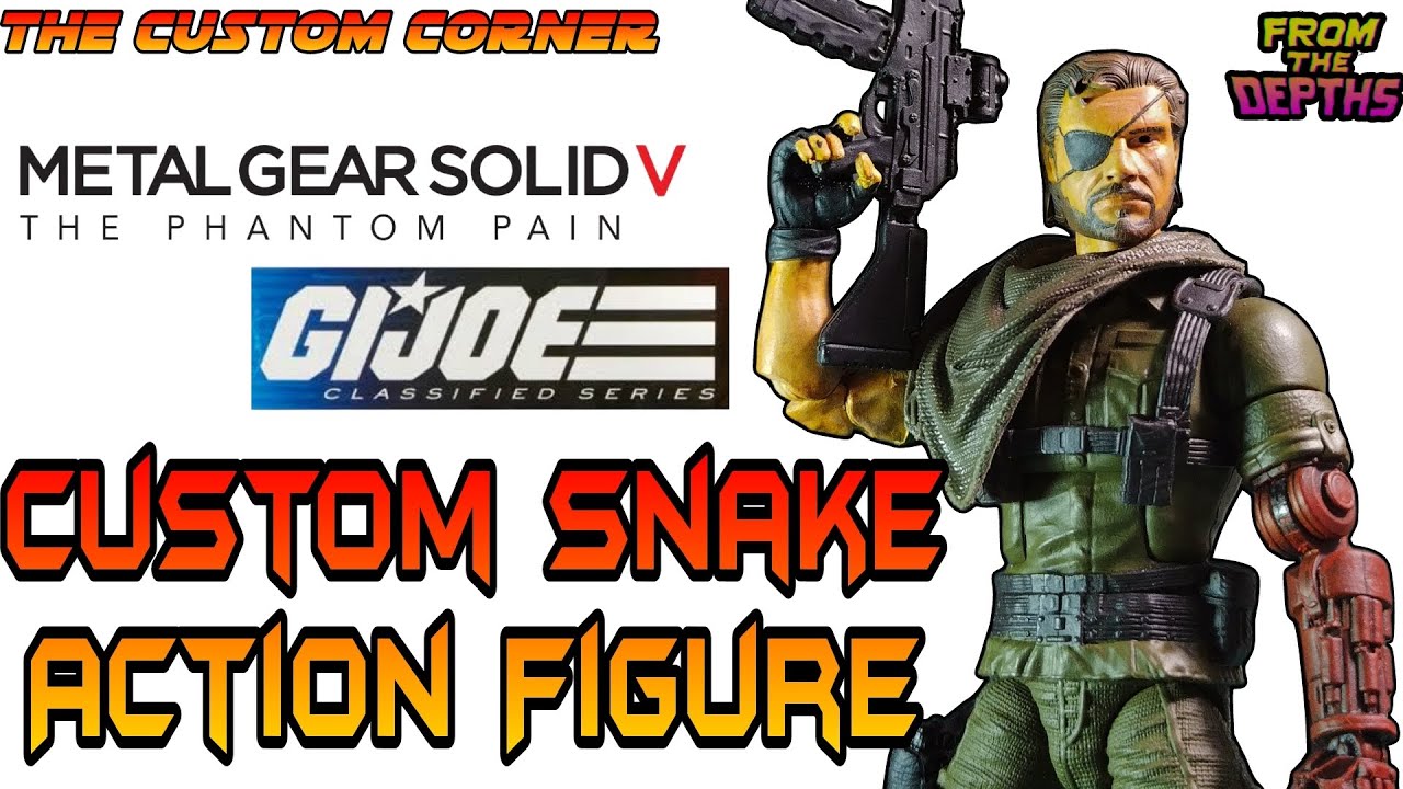 The Custom Corner - Custom G.I. Joe Classified MGS5 Venom Snake Action Figure