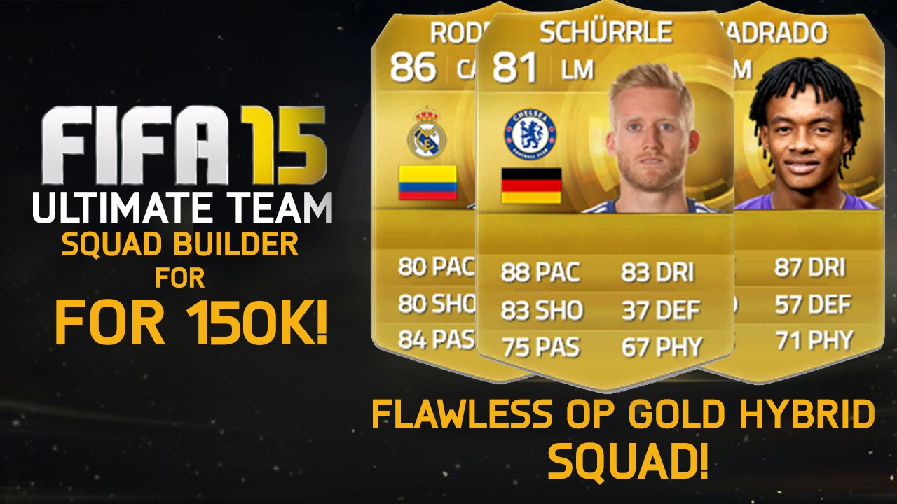 FIFA 15 | FLAWLESS OP GOLD HYBRID w/ AWESOME PASSERS for UNDER 150k! Squad Builder #29