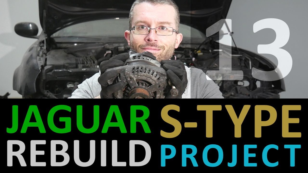 Реставрация Jaguar S-Type [13] Снятие ГЕНЕРАТОРА