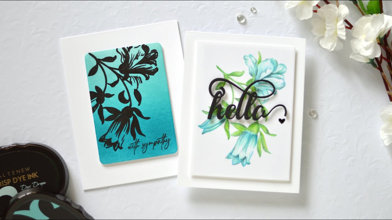 A FANTASTIC Idea to Use Layering Floral Stamps on Cards!