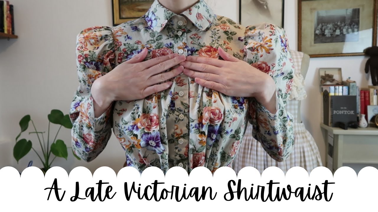 Late Victorian blouse: a mock up