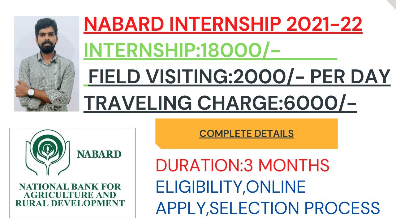NABARD RECRUITMENT 2021/NABARD INTERNSHIP 2021-22/NABARD INTERNSHIP PROGRAMME 2021/NABARD INTERNSHIP