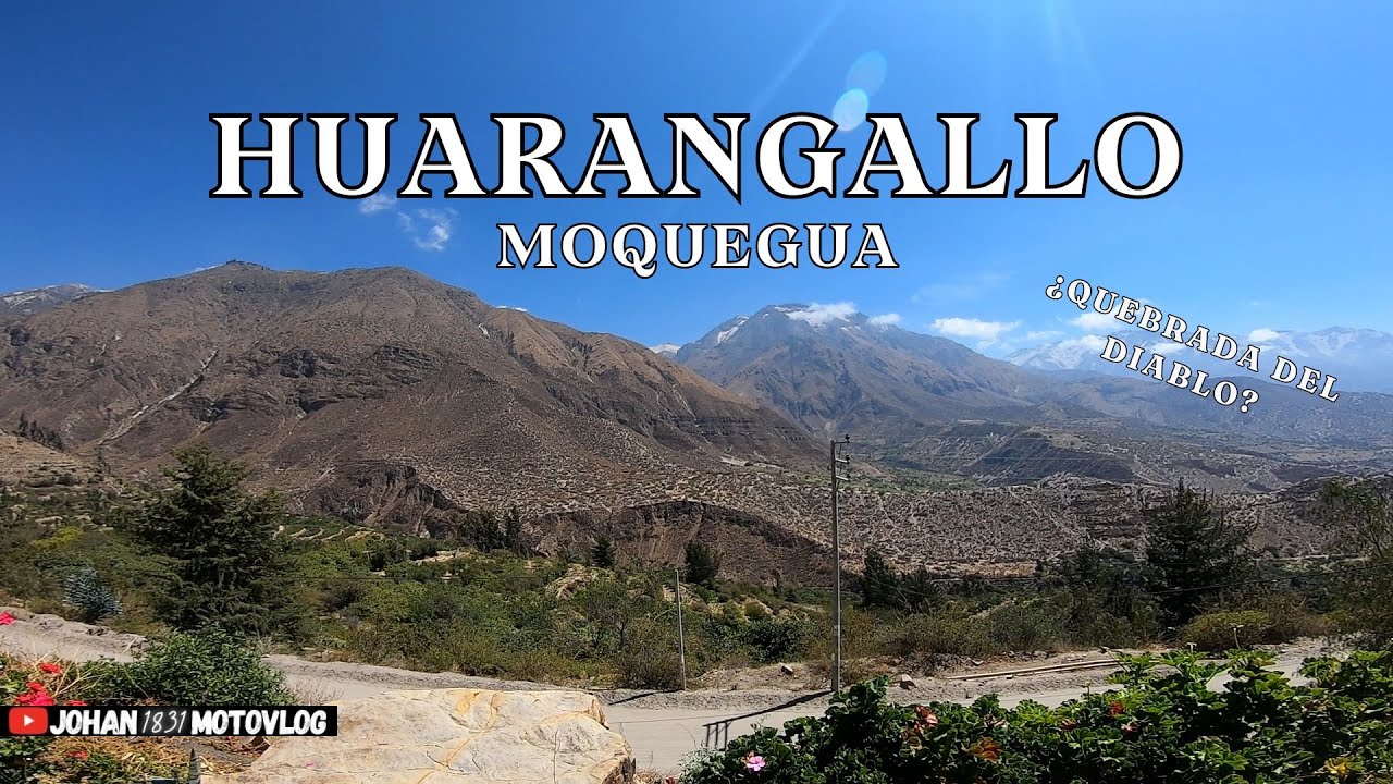 Ruta Desde Arequipa al Pueblo de Huarangallo-Moquegua en moto🛵😎/ se nos aparecerá Julian 😈?