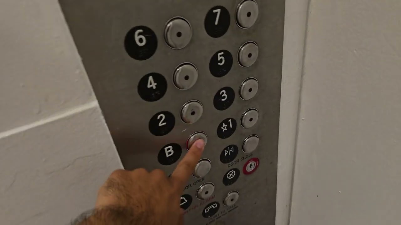 Modernized Vintage 1930 Beckwith & Neely Traction Elevator at La Marquise Los Angeles, CA