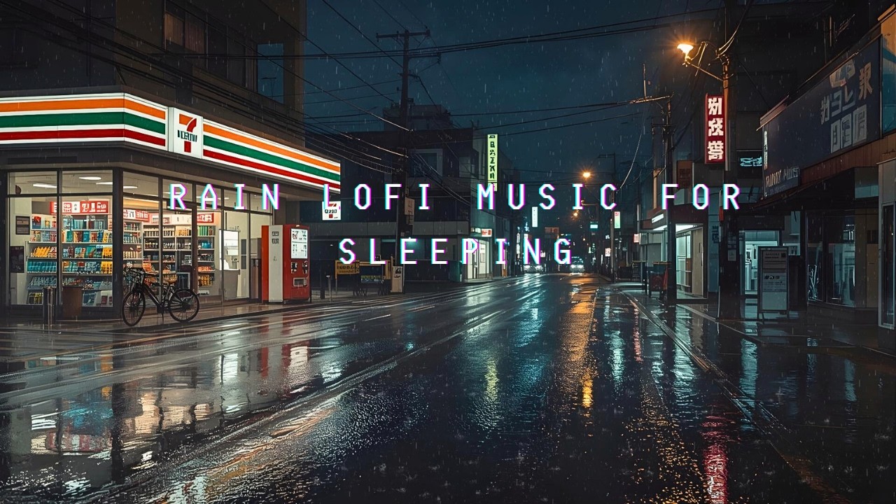 Tokyo After Midnight 🌙 Rain & Lofi Sleep Ambience