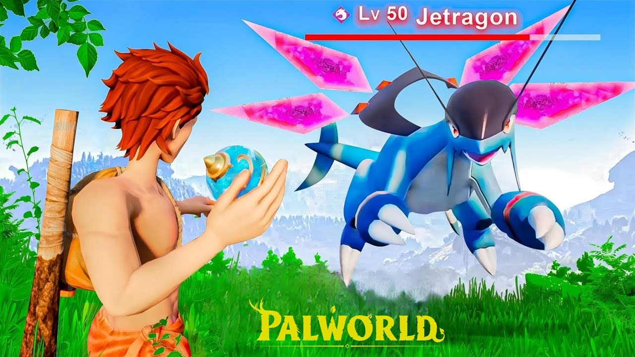 I Caught the RAREST Jettragon in Palworld EVER! 🔥 
