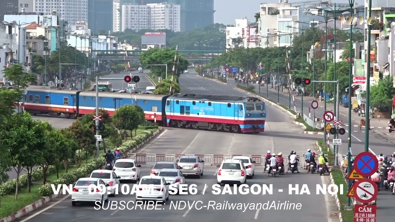 🔴CHUYẾN TÀU ĐẦU NĂM MỚI RỜI SAIGON RA HÀ NỘI SE6 (01/01/2018)