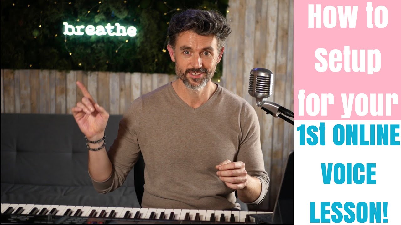 How to Setup Your Tech for Your 1st 💥ONLINE VOICE LESSON💥