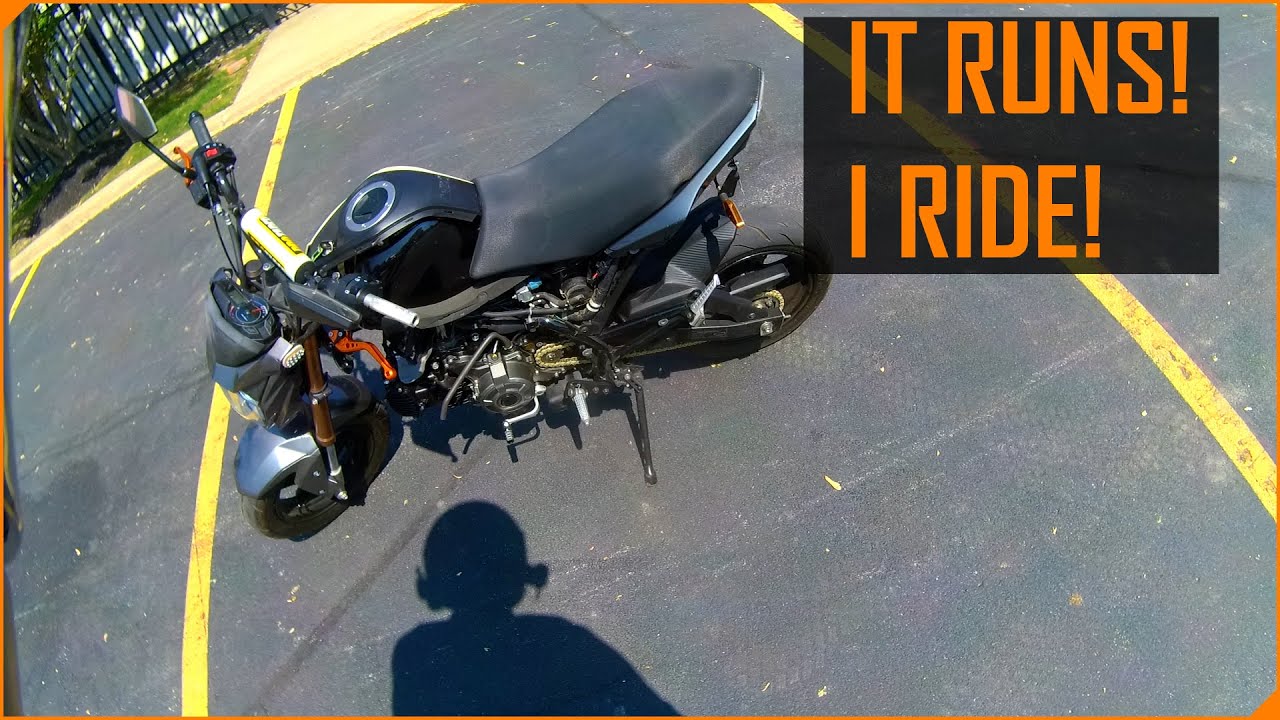 Z125 Rebuild Ep. 09 - First Ride Since Rebuild | Z125 Pro | Buffalo, NY